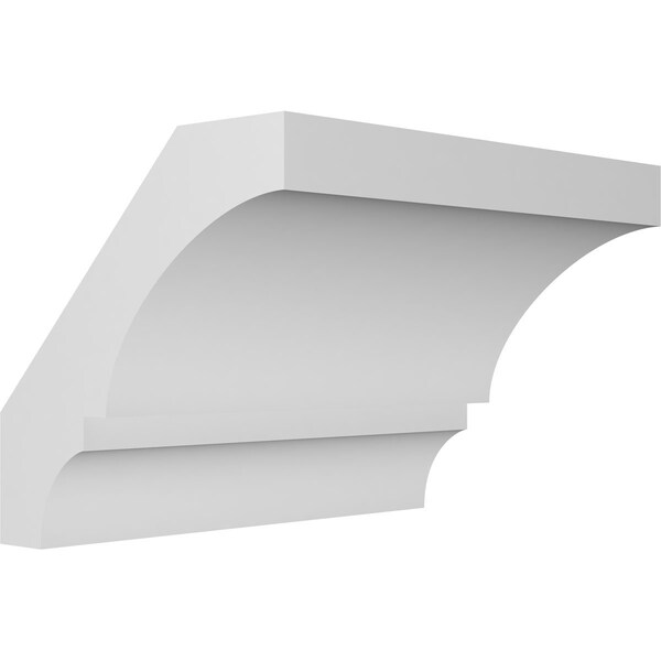 Ekena Millwork 6-in. W x 42-in. D x 42-in. H Balboa Architectural Grade PVC Knee Brace BRCP06X42X42BOA - main